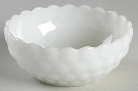 Bubble Milk Glass Cereal Bowl