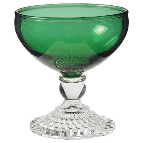 Bubble Foot Green Champagne/Tall Sherbet