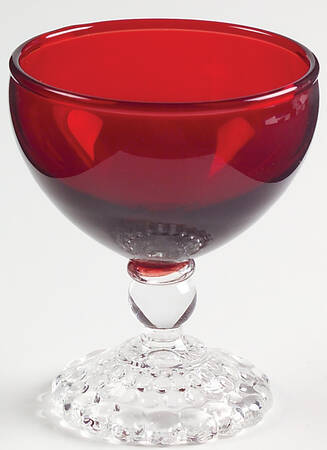 Bubble Foot Ruby Liquor Cocktail by Anchor Hocking