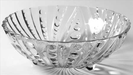 Burple-Inspiration-Clear Large Dessert Bowl