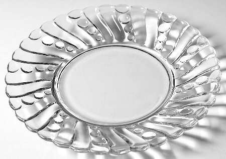 Burple-Inspiration-Clear Luncheon Plate