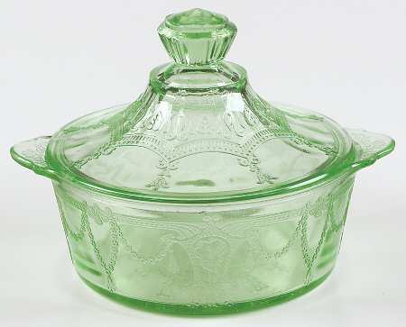 Cameo Green Jam/Jelly & Lid