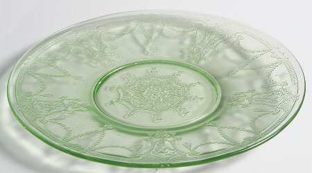 Cameo Green Bread and Butter/Saucer Plate