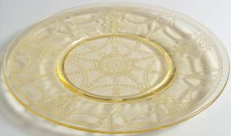 Cameo Yellow Luncheon Plate by Anchor Hocking