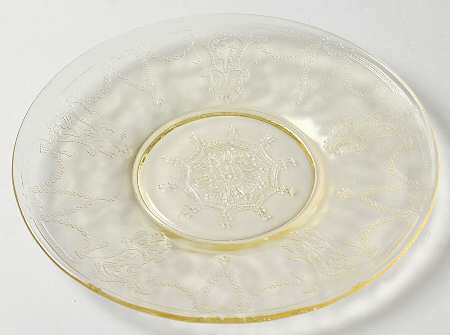 Cameo Yellow Bread and Butter/Saucer Plate by Anchor Hocking