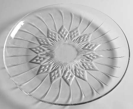Canfield-Clear 11" Sandwich Plate
