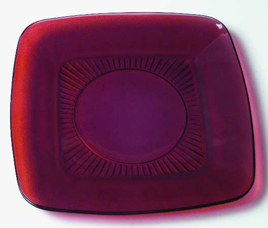 Charm Ruby Luncheon Plate by Anchor Hocking