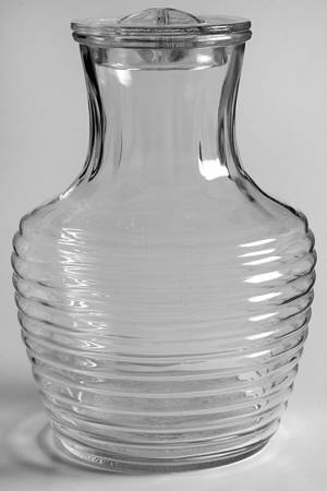 Circle Clear Water Bottle & Lid