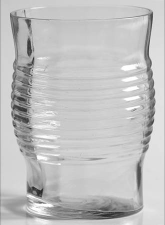Circle Clear 8 Oz Flat Tumbler
