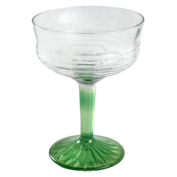 Circle Green Champagne/Tall Sherbet