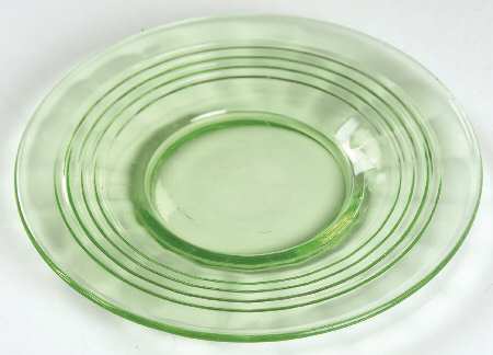 Circle Green Bread & Butter Plate