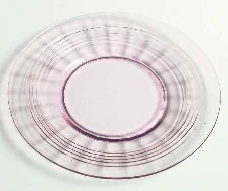 Circle Pink Luncheon Plate