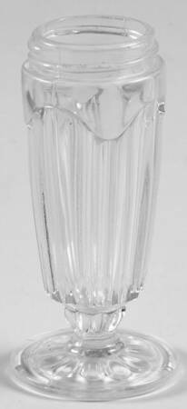 Colonial Clear Footed Shaker No Metal Lid