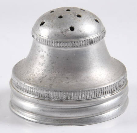Colonial Clear Metal Lid for Footed Shaker