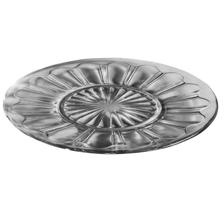 Colonial Clear Luncheon Plate