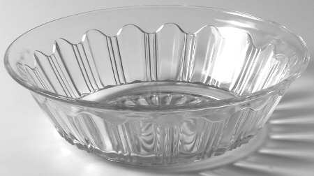 Colonial Clear 9" Large Fruit Bowl