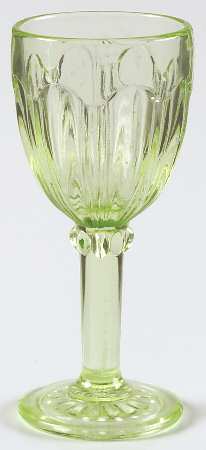 Colonial Green Cordial Glass