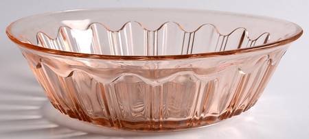 Colonial Pink 9" Large Fruit Bowl