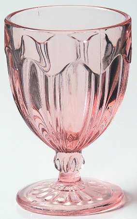 Colonial Pink 3 Oz Footed Tumbler