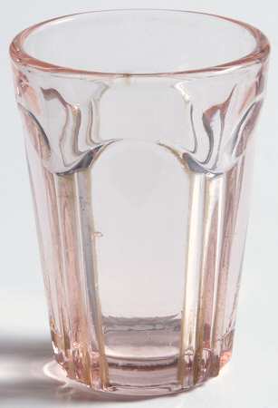 Colonial Pink Whiskey Glass