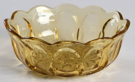 Fairfield Amber Small Fruit Dessert Bowl by Anchor Hocking
