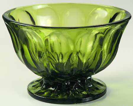 Fairfield Avocado Green Candy Dish No Lid