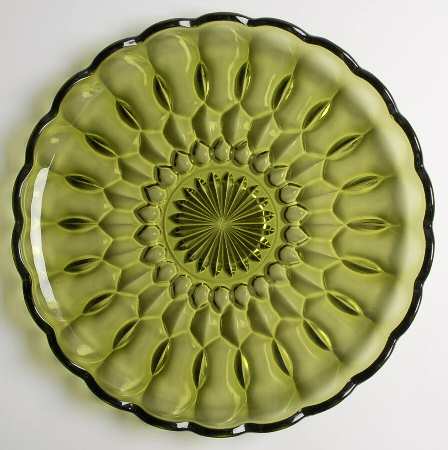 Fairfield Avocado Green Dinner Plate