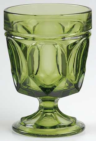 Fairfield Avocado Green On the Rocks Glass