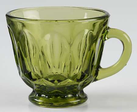 Fairfield Avocado Green Snack Cup for Snack Plate