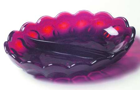 Fairfield Ruby 7" Oval 2 Part Relish