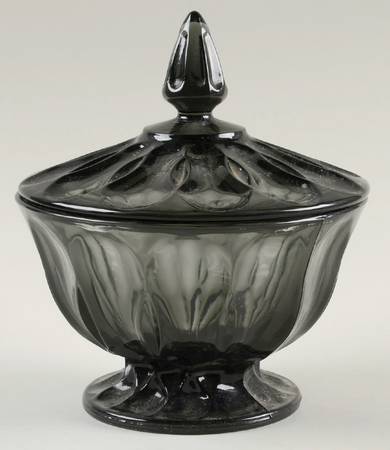 Fairfield Smoke Candy Dish & Lid
