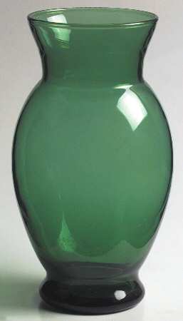Forest Green 6" Flared Vase