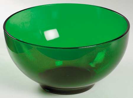 Forest Green Punch Bowl