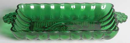 Forest Green 8" Rectangular Relish