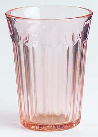 Fortune Pink Flat Juice Glass