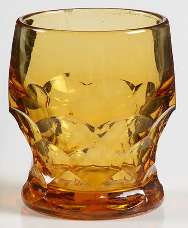 Georgian Amber (Topaz) Whiskey Glass