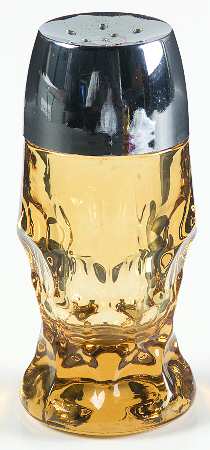 Georgian Amber (Topaz) Shaker & Plastic Lid