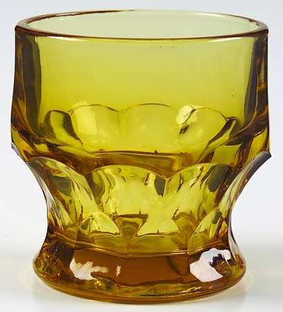 Georgian Amber (Topaz) 5 Oz Flat Tumbler