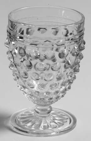 Hobnail Clear Juice/Wine Glass