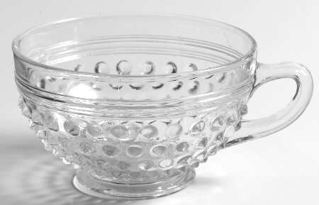 Hobnail Clear Cup No Saucer