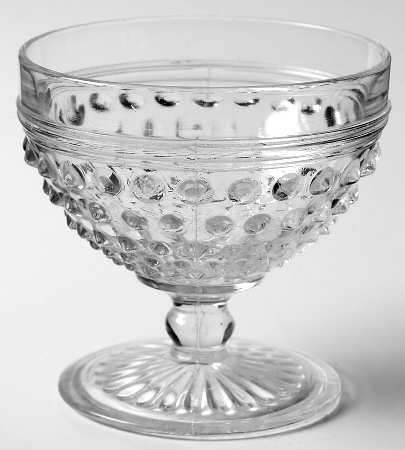 Hobnail Clear Champagne/Tall Sherbet