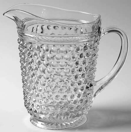 Hobnail Clear 48 Oz Pitcher
