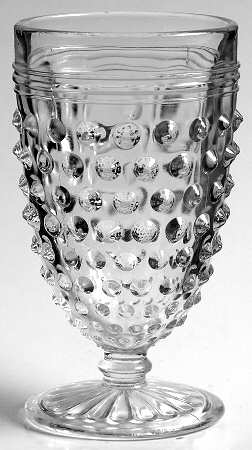 Hobnail Clear Juice Glass