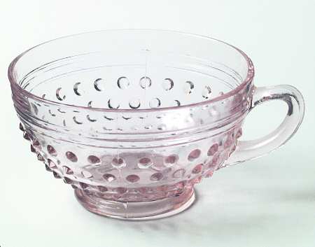 Hobnail Pink Cup No Saucer