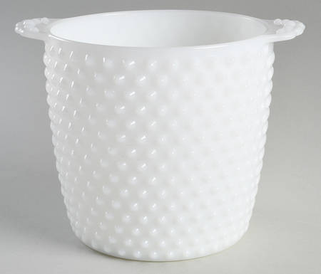 Hobnail Milk Glass Cookie Jar No Lid