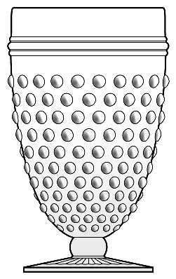 Hobnail Milk Glass