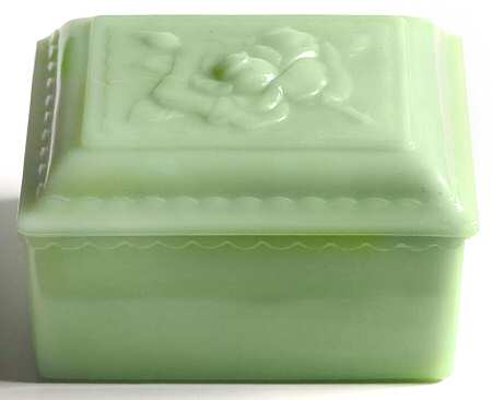 Jade Ite (Restaurant Ware, Older) Cigarette/Jewel Box with Lid