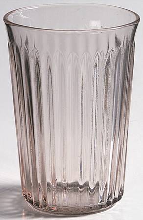 Lace Edge Pink 8 Oz Flat Tumbler