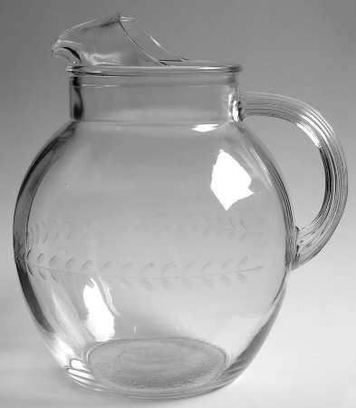 Laurel (Gray Cut) 96 Oz Pitcher