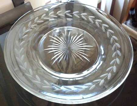 Laurel (Gray Cut) Salad Plate